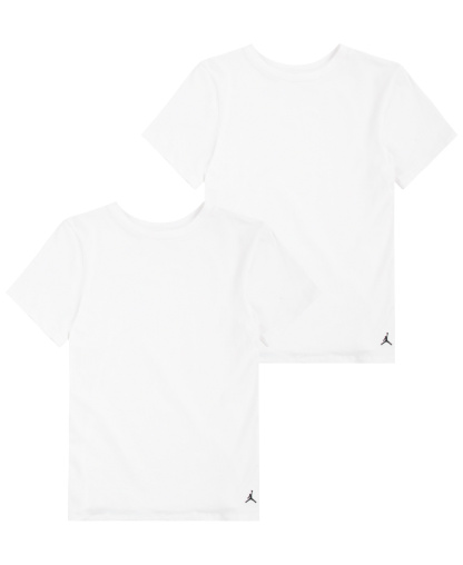 Jordan Boys' 8-20 Flight Base T-Shirt, 2-Pack - White