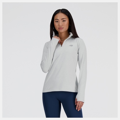 New Balance Sport Essentials Space Dye Quarter Zip, WT41150AHH