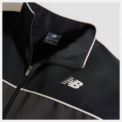 New Balance Trackside Woven Jacket, WJ6279FYBLK