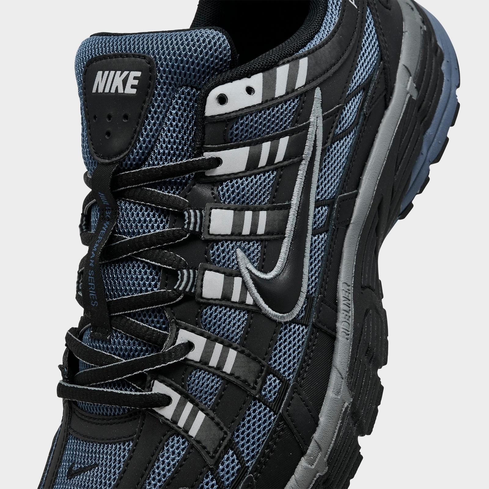 Men's Nike P-6000 Casual Shoes - Diffused Blue/Cool Grey/Metallic Silver/Black