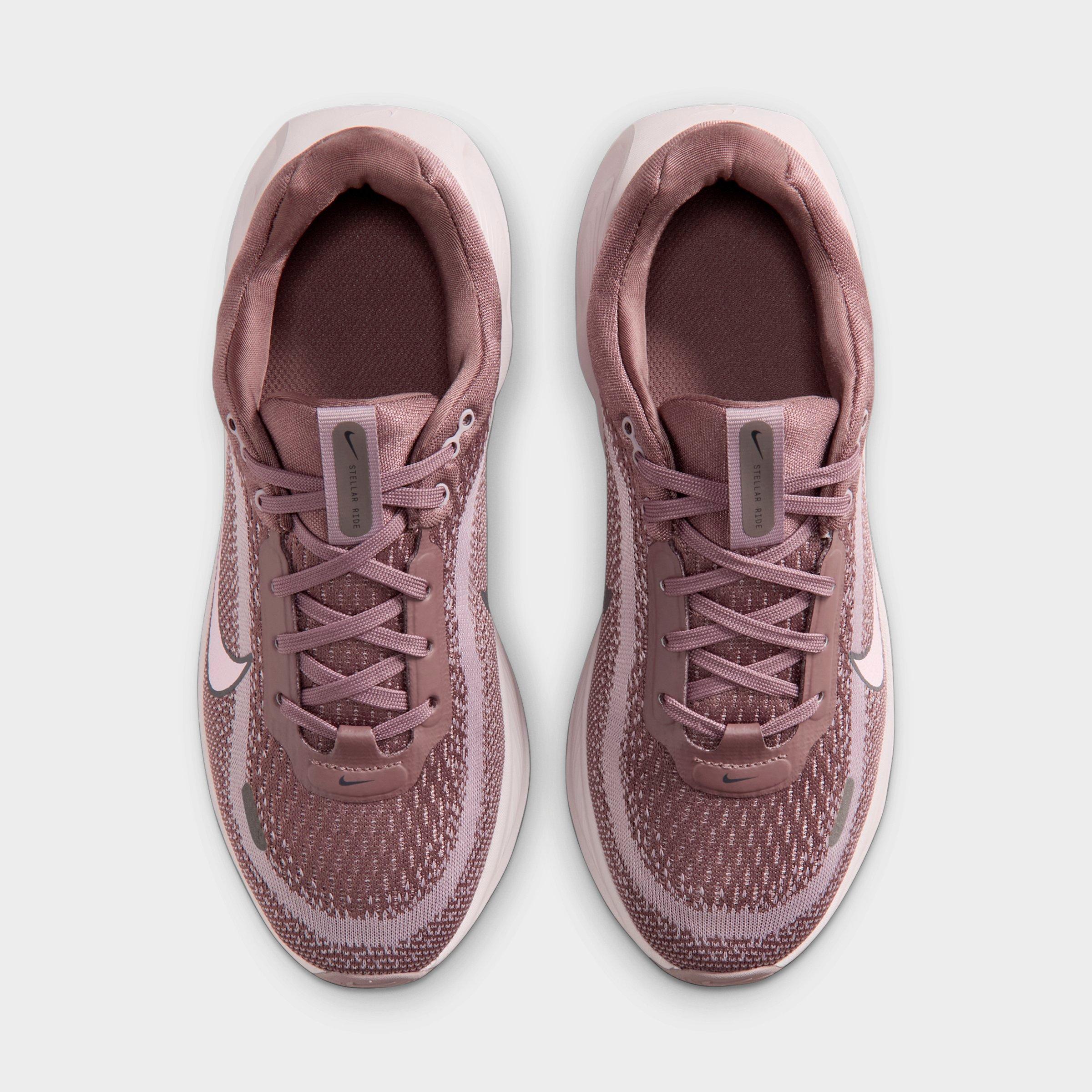 Big Kids' Nithtke Stellar Ride Running Shoes - Tattoo/Pink Foam/Light Violet Ore/Platinum Violet - Top view