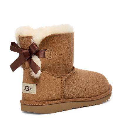 UGG Kids Mini Bailey Bow II Boots - Chestnut