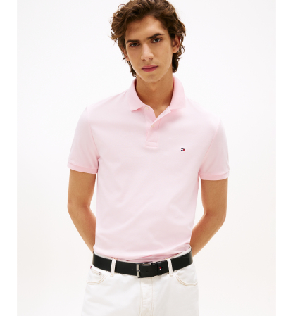 Tommy Hilfiger Men's Regular-Fit Smooth Touch Liquid Cotton Polo Shirts - Pink Lily