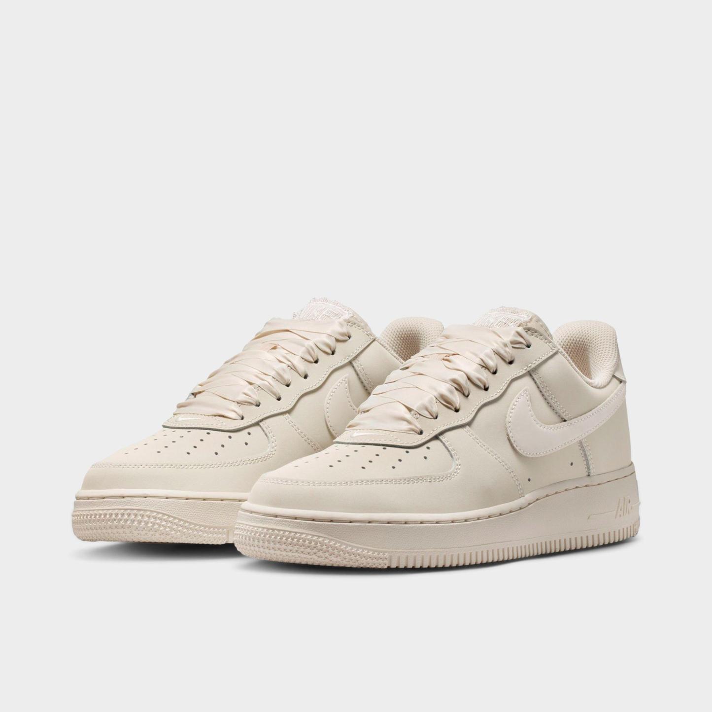 Women's Nithtke Air Force 1 Retro Premium Casual Shoes - Oatmeal/Oatmeal/Pale Ivory - Both shoes facing left