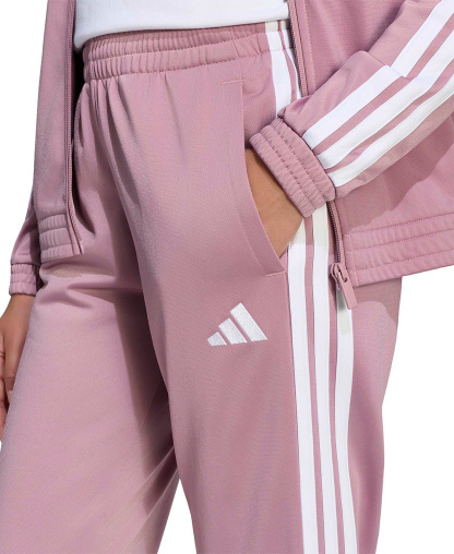 adidas Women's Tricot 3-Stripes Track Pants - Magic Mauve/white
