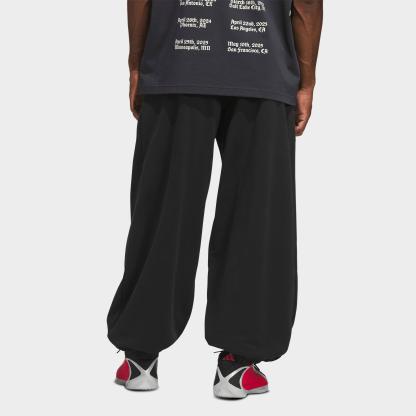 Men's adidas Anthony Edwards Foundation Fleece Jogger Pants - Black