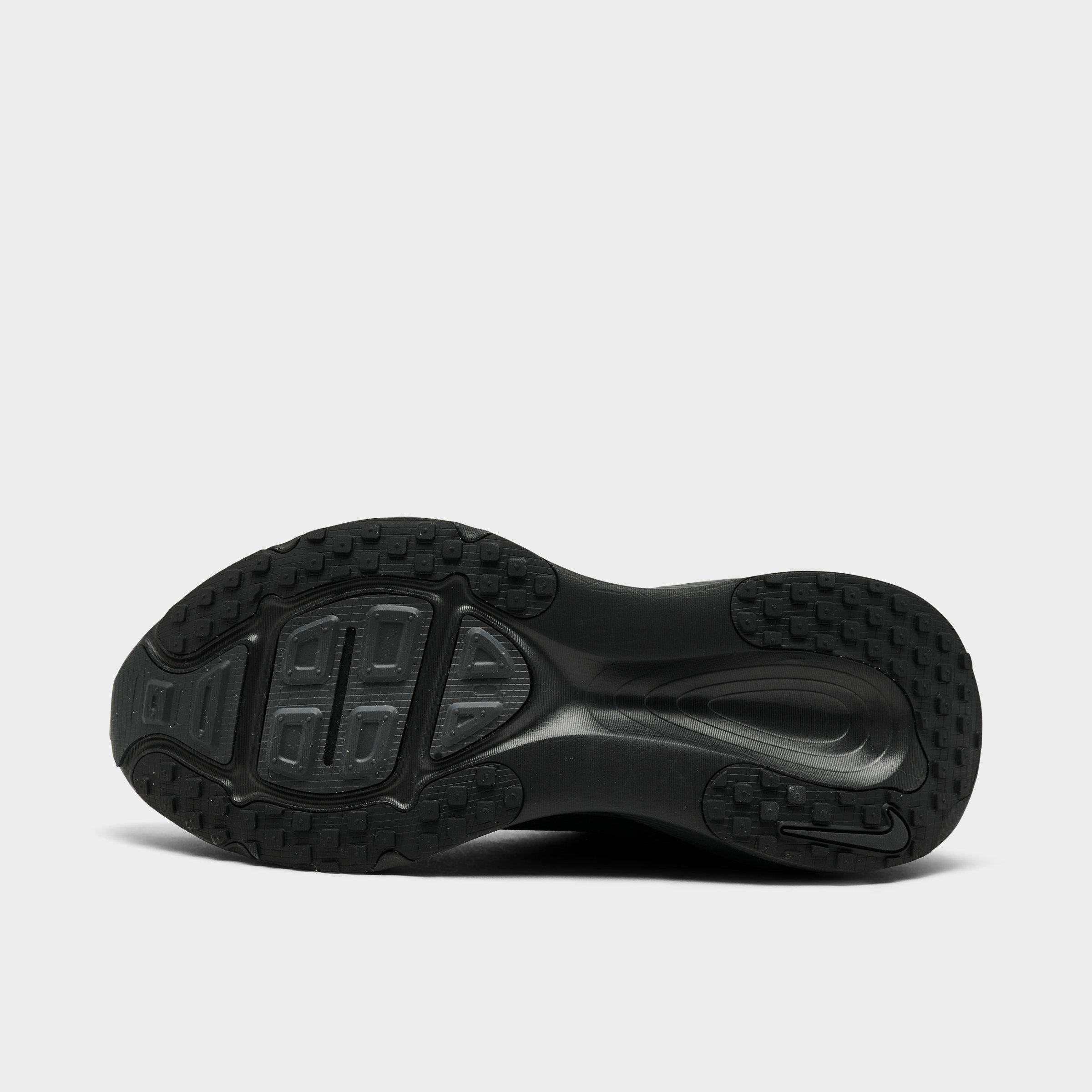 Men's Nithtke Vomero 18 Running Shoes - Part 1 - Black/Dark Smoke Grey/Light Smoke Grey/Black - Bottom view