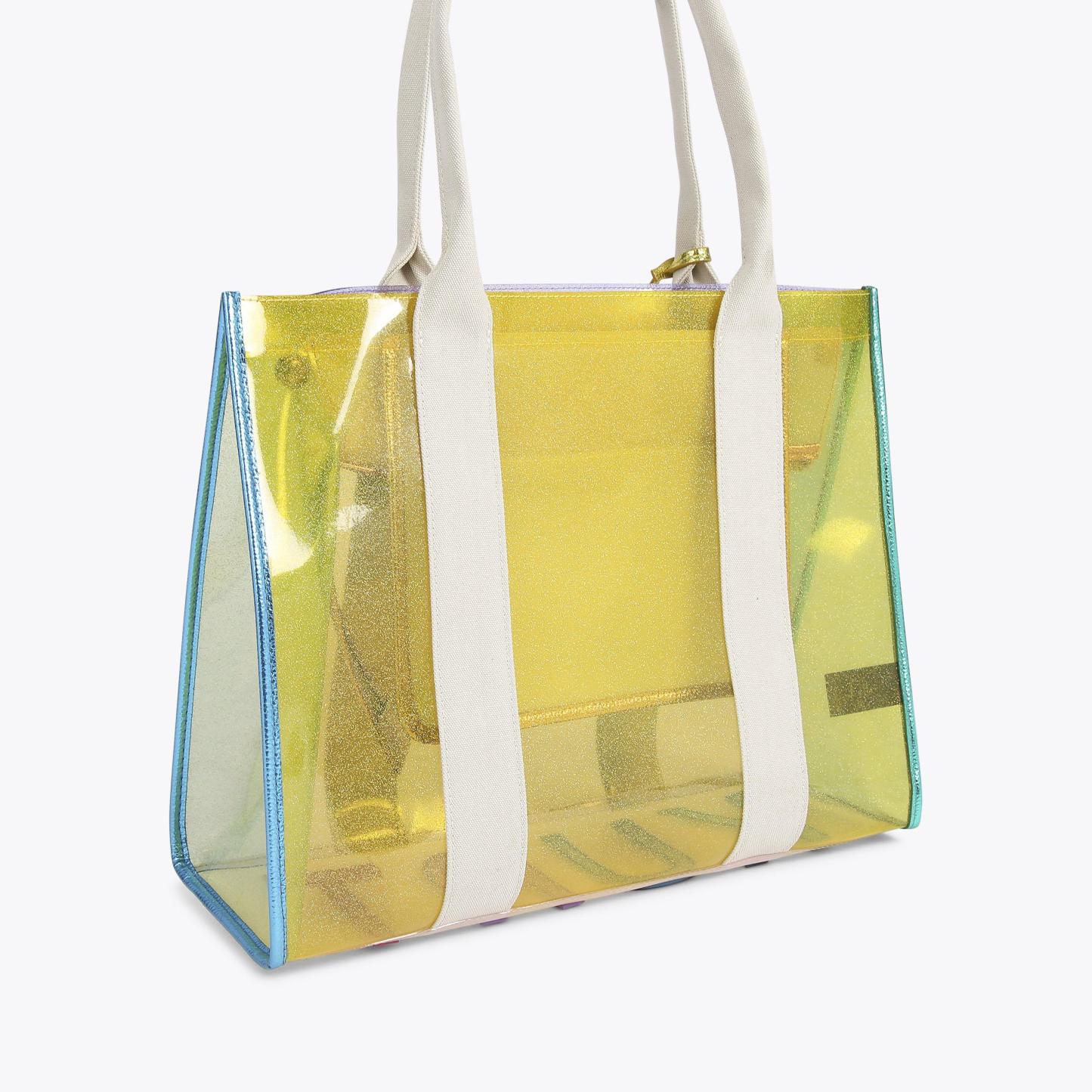 Kurt Geiger London Large Vinyl Southbank Tote Bag - Multi Colored - view 5