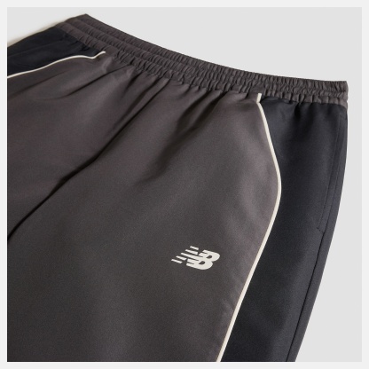 New Balance Trackside Woven Pant, WB62O9UFBLK
