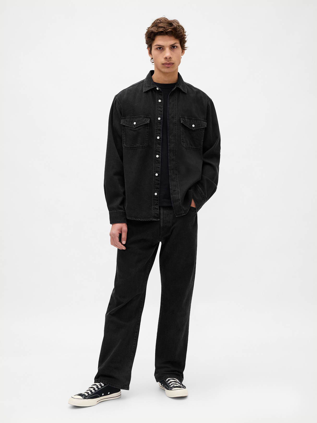 '90s Loose Jeans - Black wash