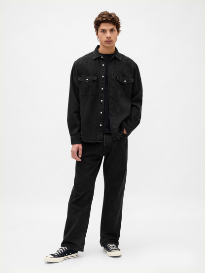 '90s Loose Jeans - Black wash