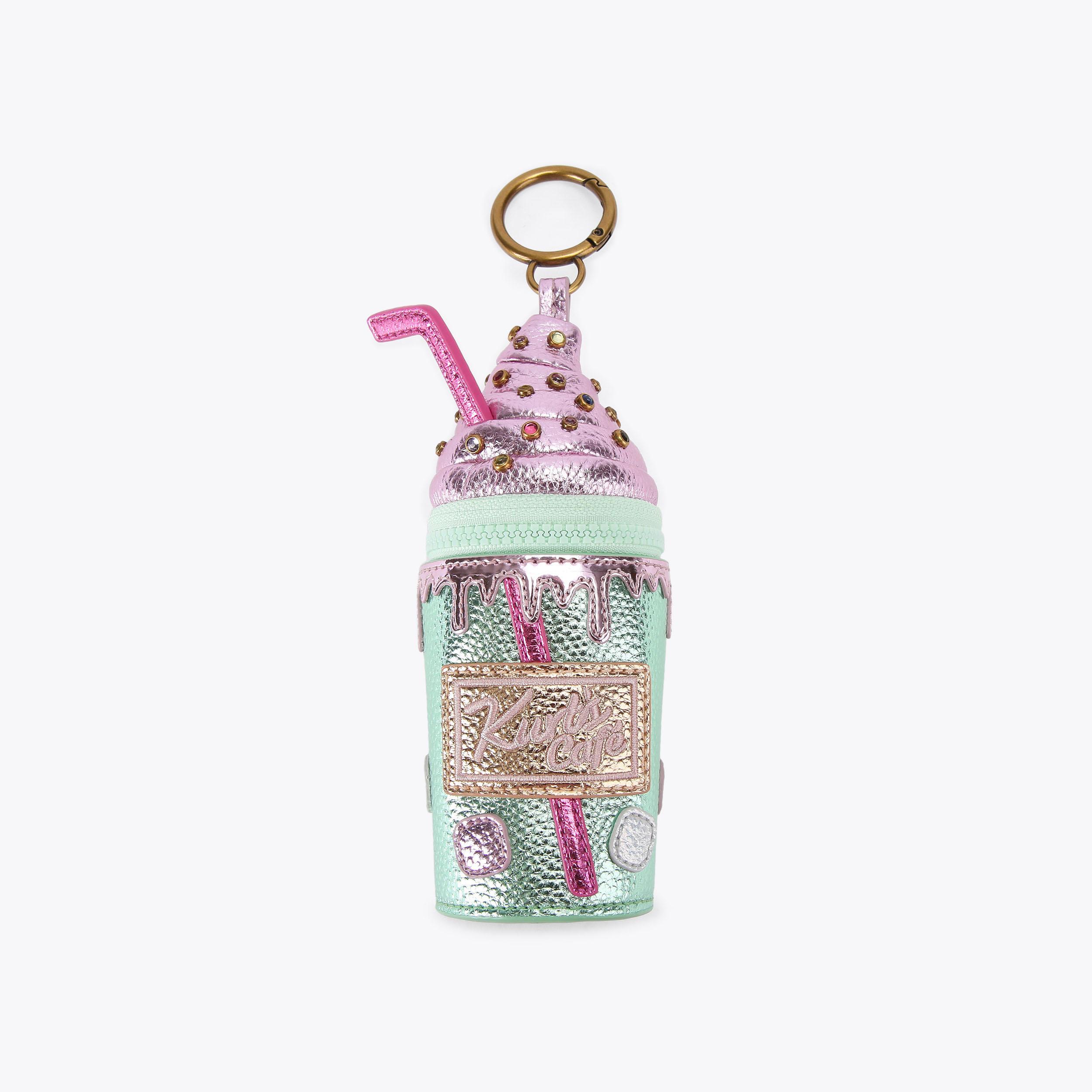 Kurt Geiger London Coffee Cup Charm - Green