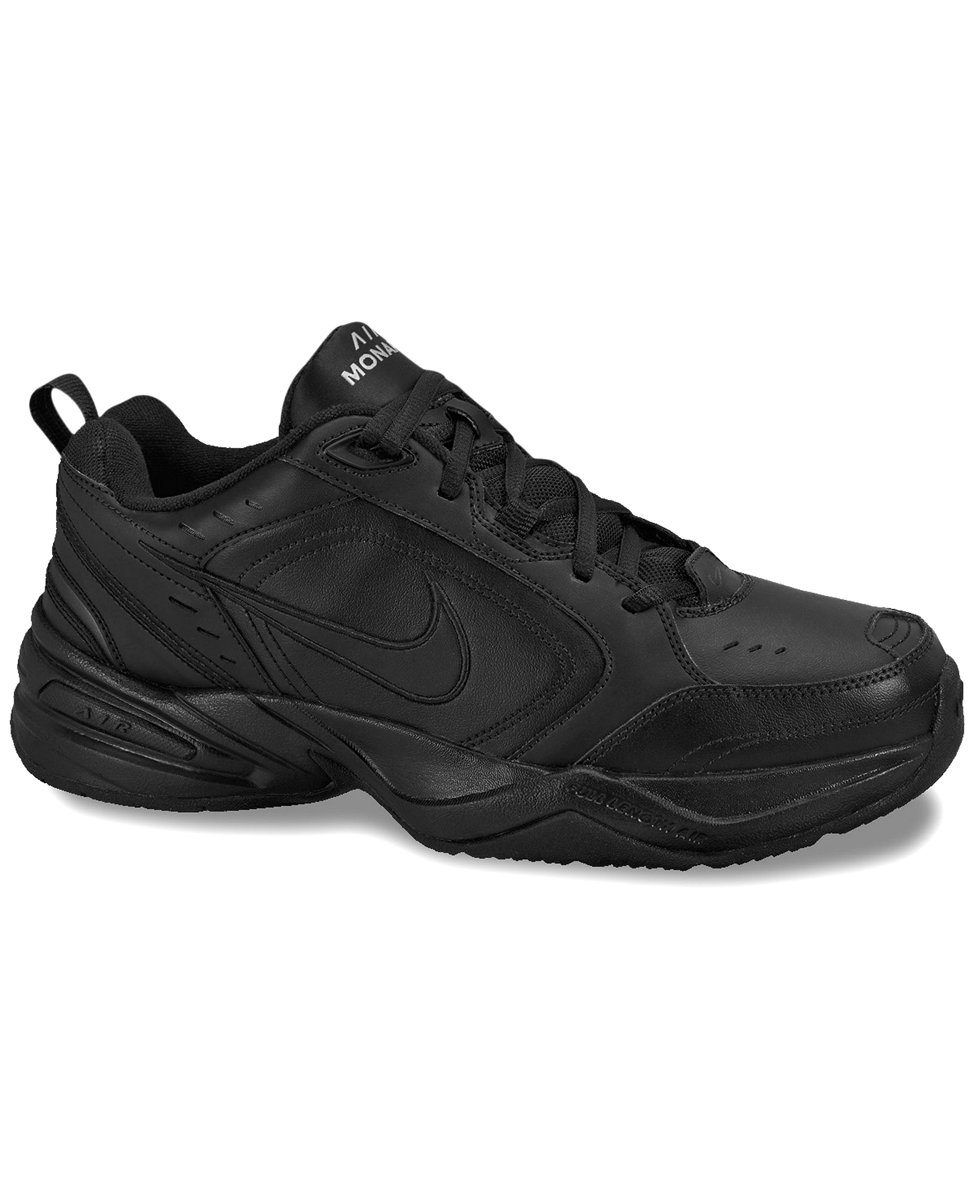 Nike Men's Wide-Width Air Monarch IV Training Sneakers from Finish Line - Black, Black