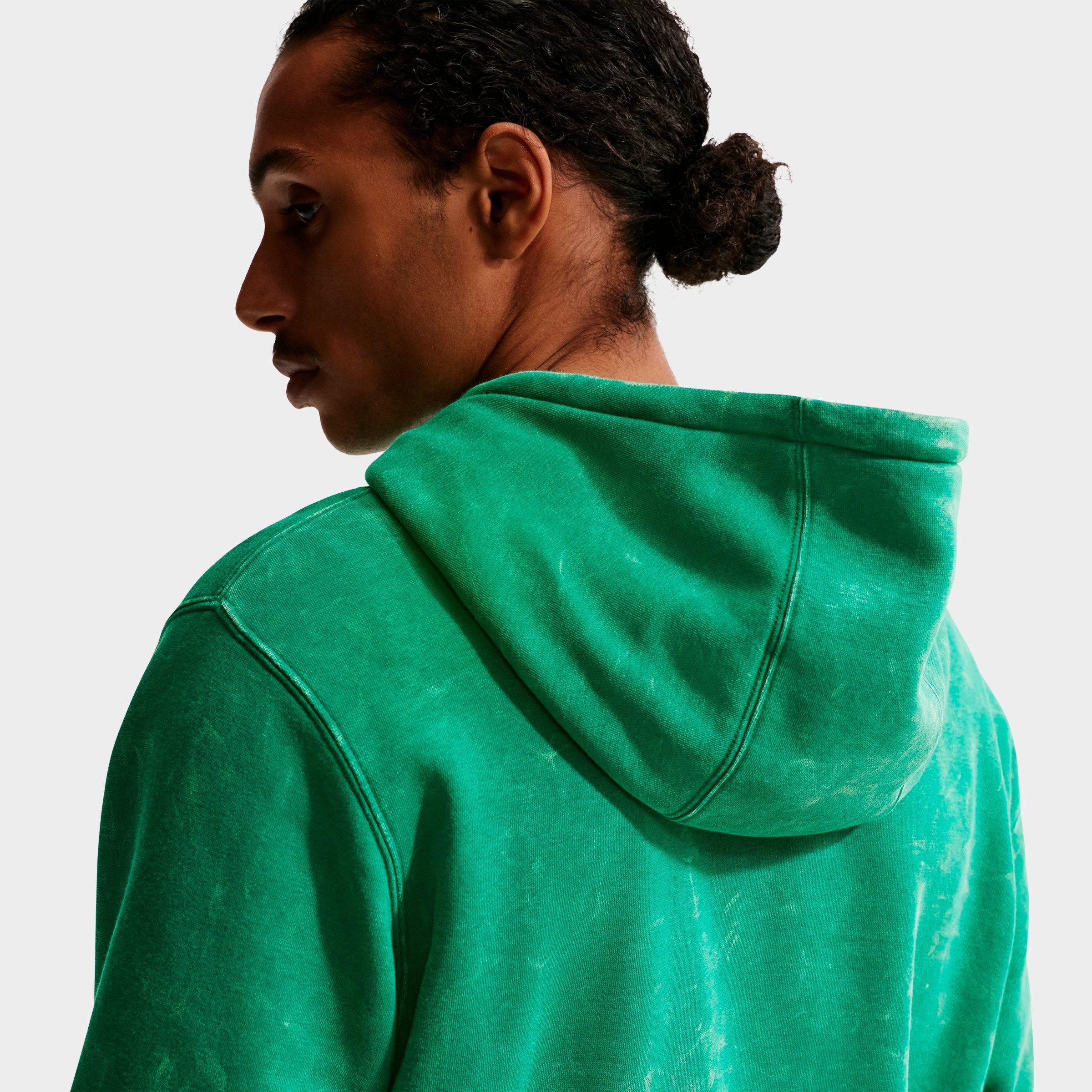 Men's Nithtke Sportswear Club Washed Fleece Hoodie - Malachite