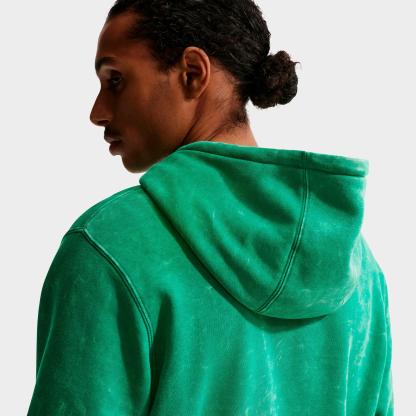 Men's Nithtke Sportswear Club Washed Fleece Hoodie - Malachite
