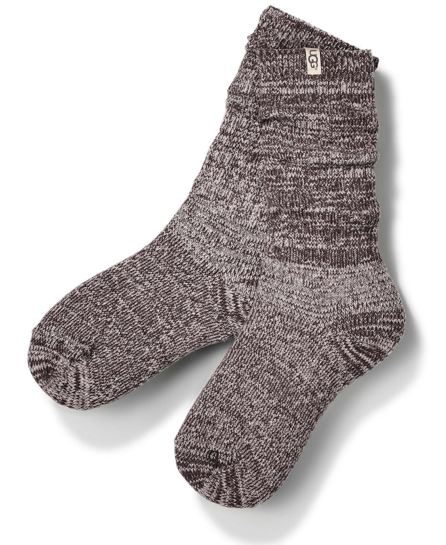 UGG Women's Rib-Knit Slouchy Crew Socks - Nightfall