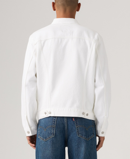 Levi's Men's Regular-Fit Stretch Denim Trucker Jacket - White River Rock