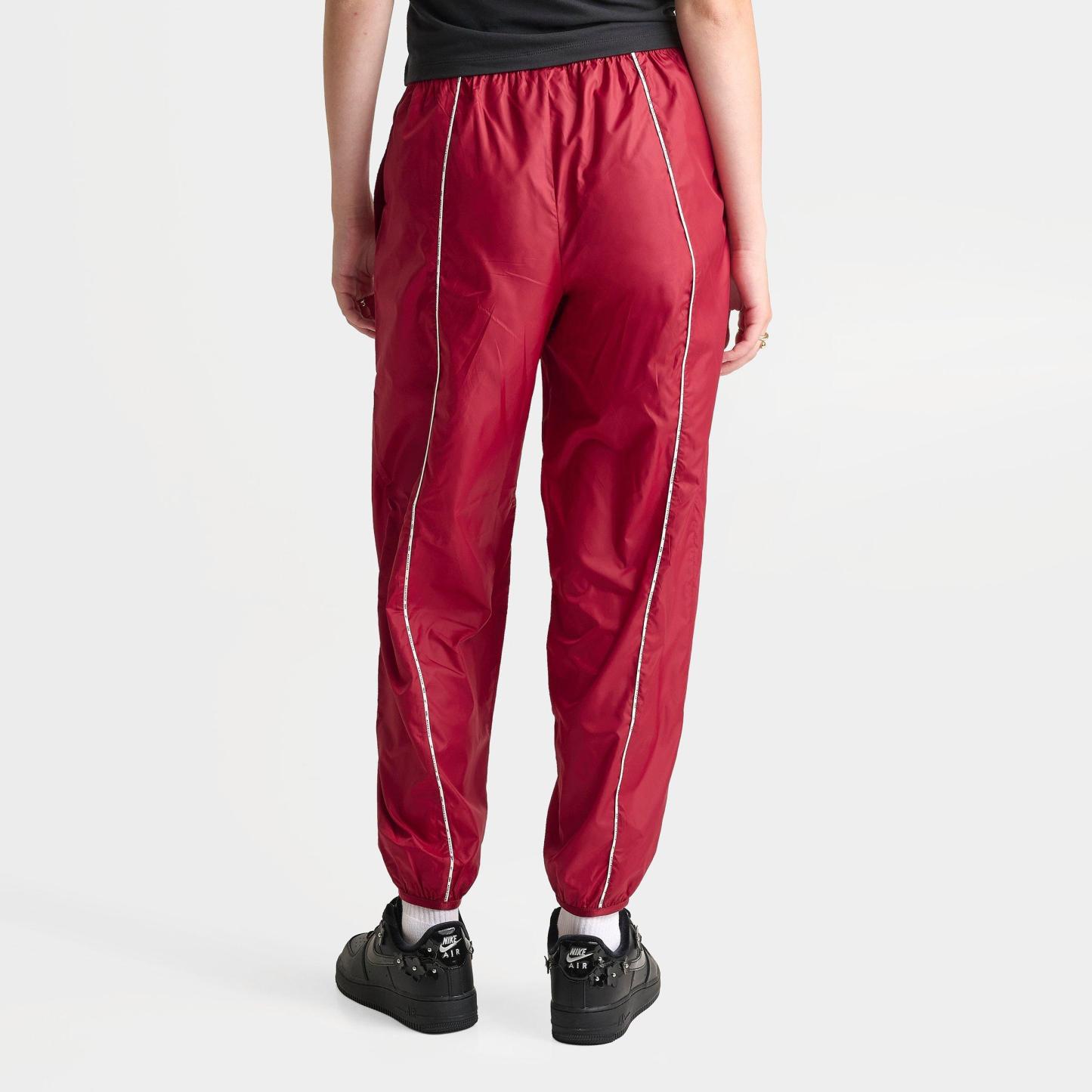 Women's Nithtke Sportswear Mid-Rise Repel Woven Pants - Tough Red/Sail/Sail