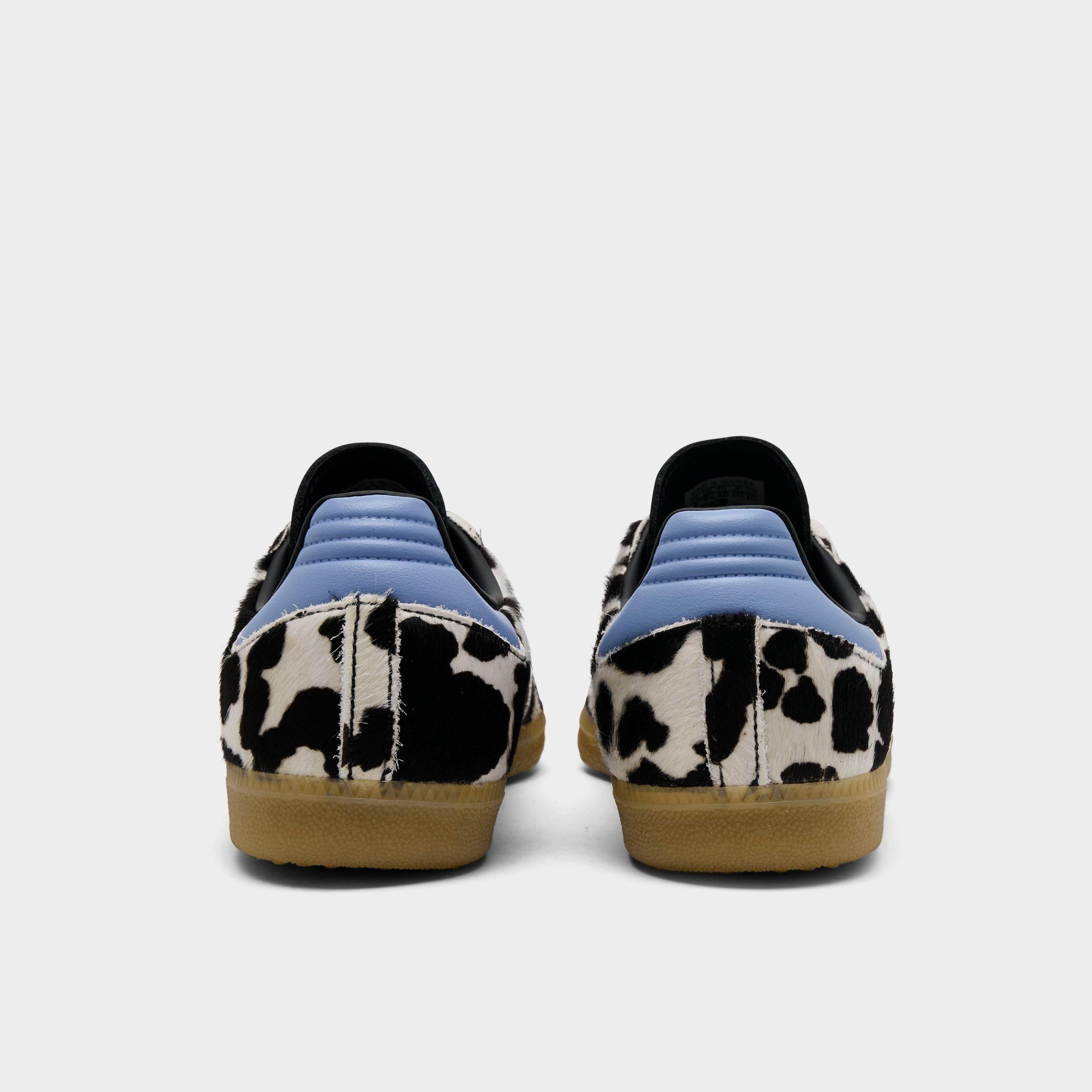 Women's adidas Originals Samba OG Casual Shoes - Part 5 - Chalk Blue/Core Black/Core Black - Back view