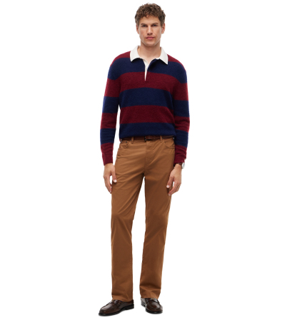 Tommy Hilfiger Men's Denton Straight-Fit Five-Pocket Stretch Twill Pants - Timeless Tawny