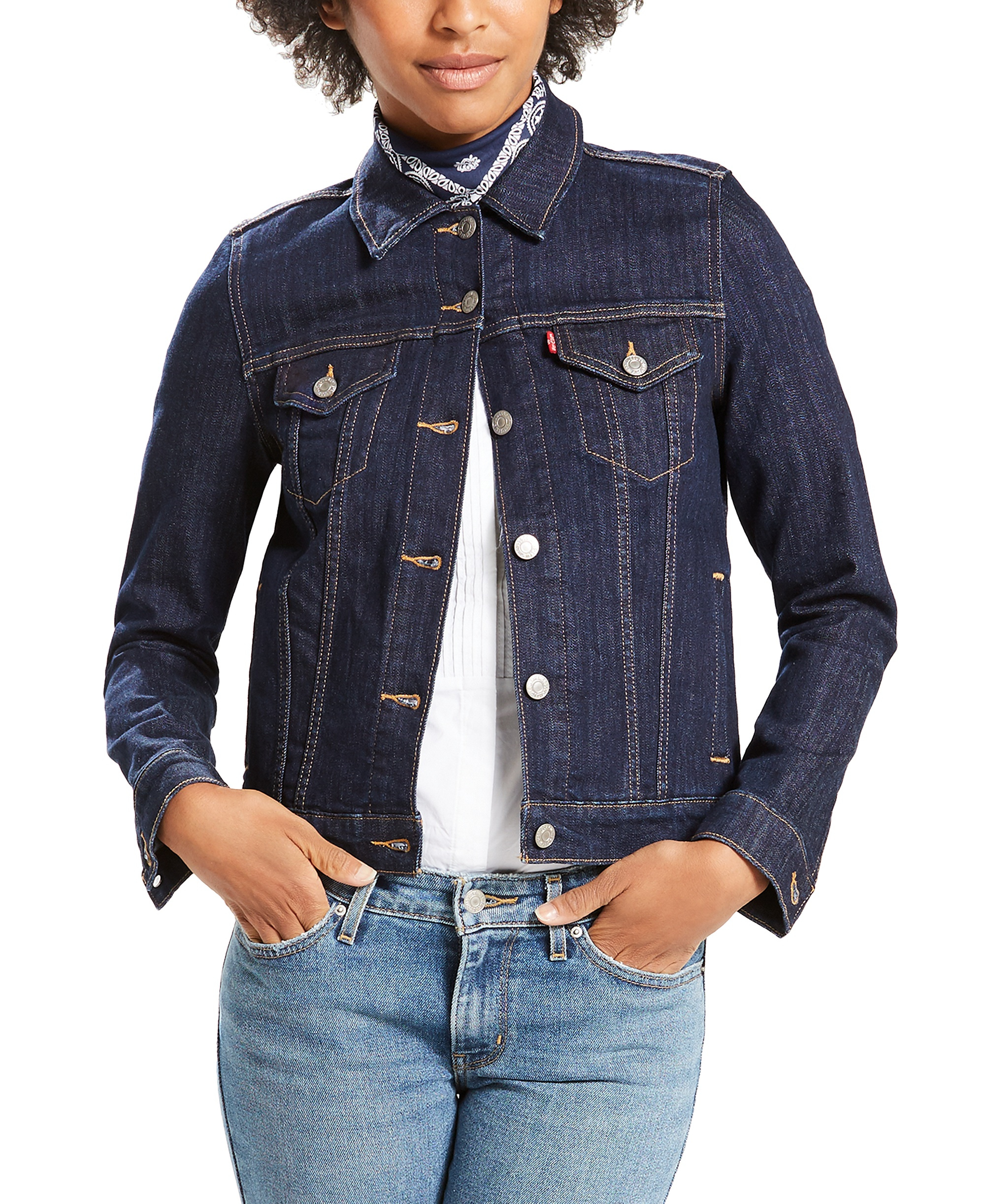 Levi's Women's Original Cotton Denim Trucker Jacket - Even Rinse