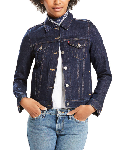 Levi's Women's Original Cotton Denim Trucker Jacket - Even Rinse