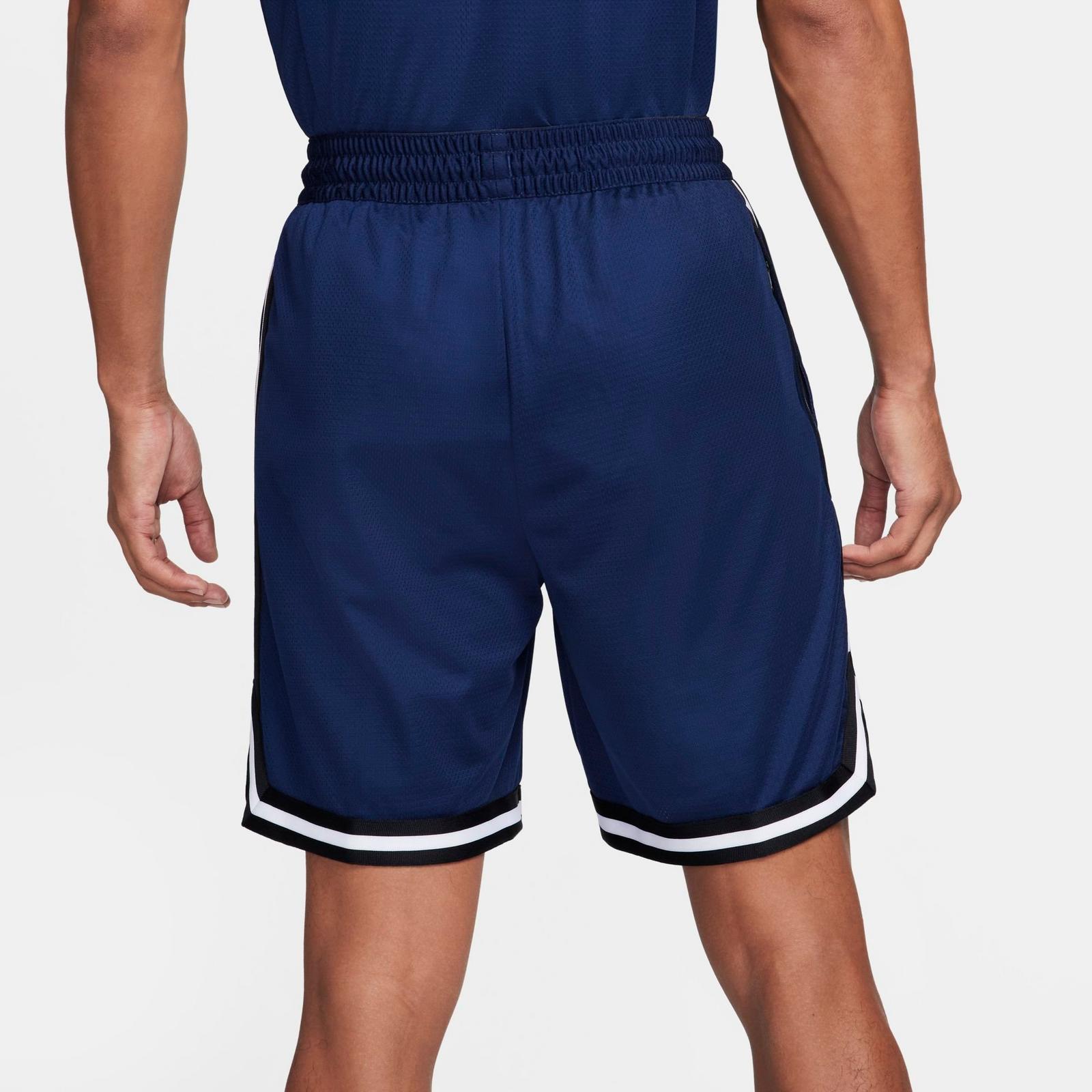 Men's Nike DNA Dri-FIT 8" Basketball Shorts - Midnight Navy/Black/White
