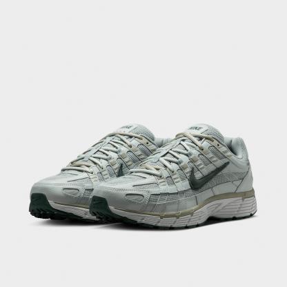 Men's Nithtke P-6000 Casual Shoes - Part 1 - Light Pumice/Light Silver/Spruce Fog/Camo Green - Both shoes facing left