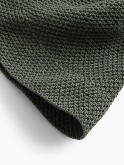 Knit Bucket Hat - Olive green
