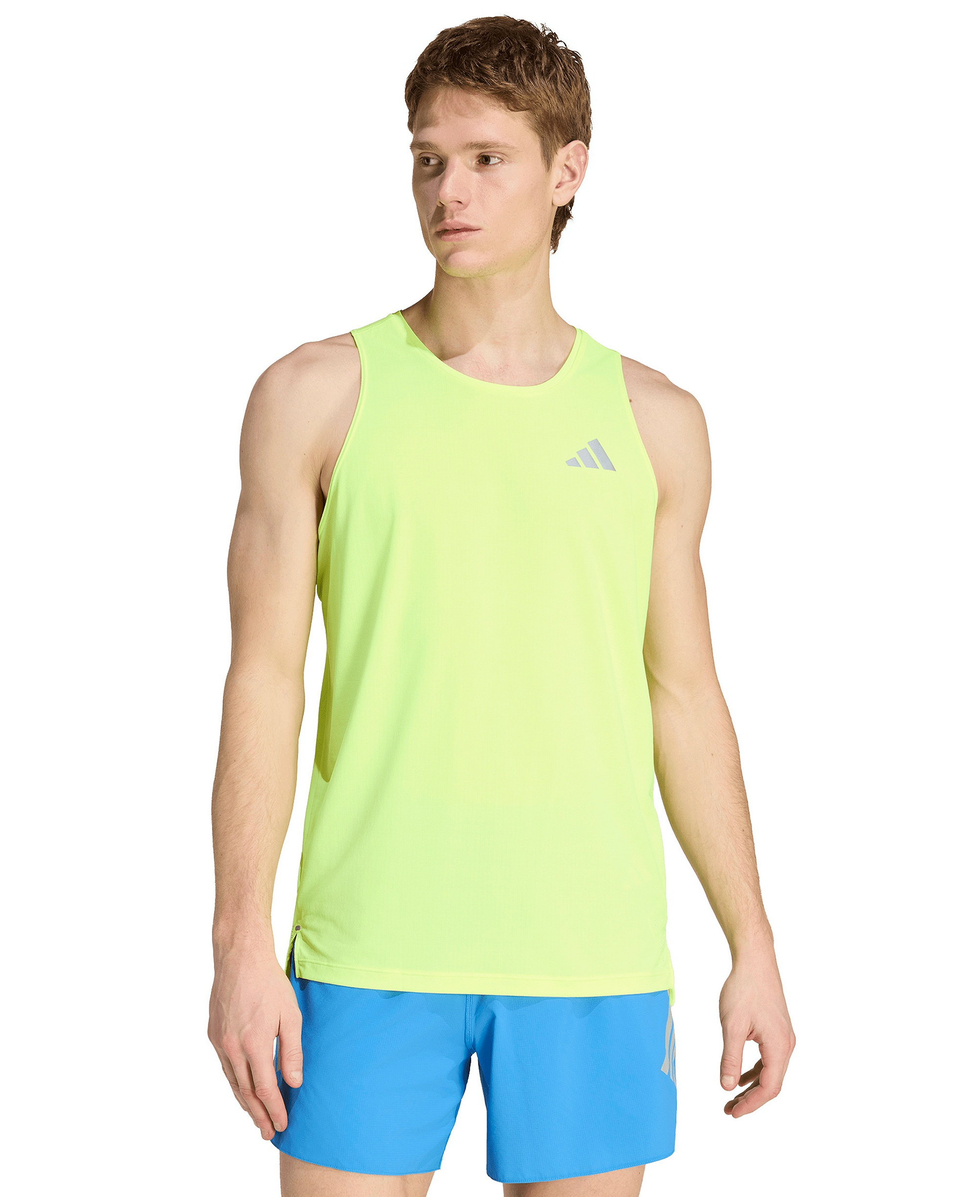 adidas Men's Running Climacool Iconic Tank Top - Solar Yellow
