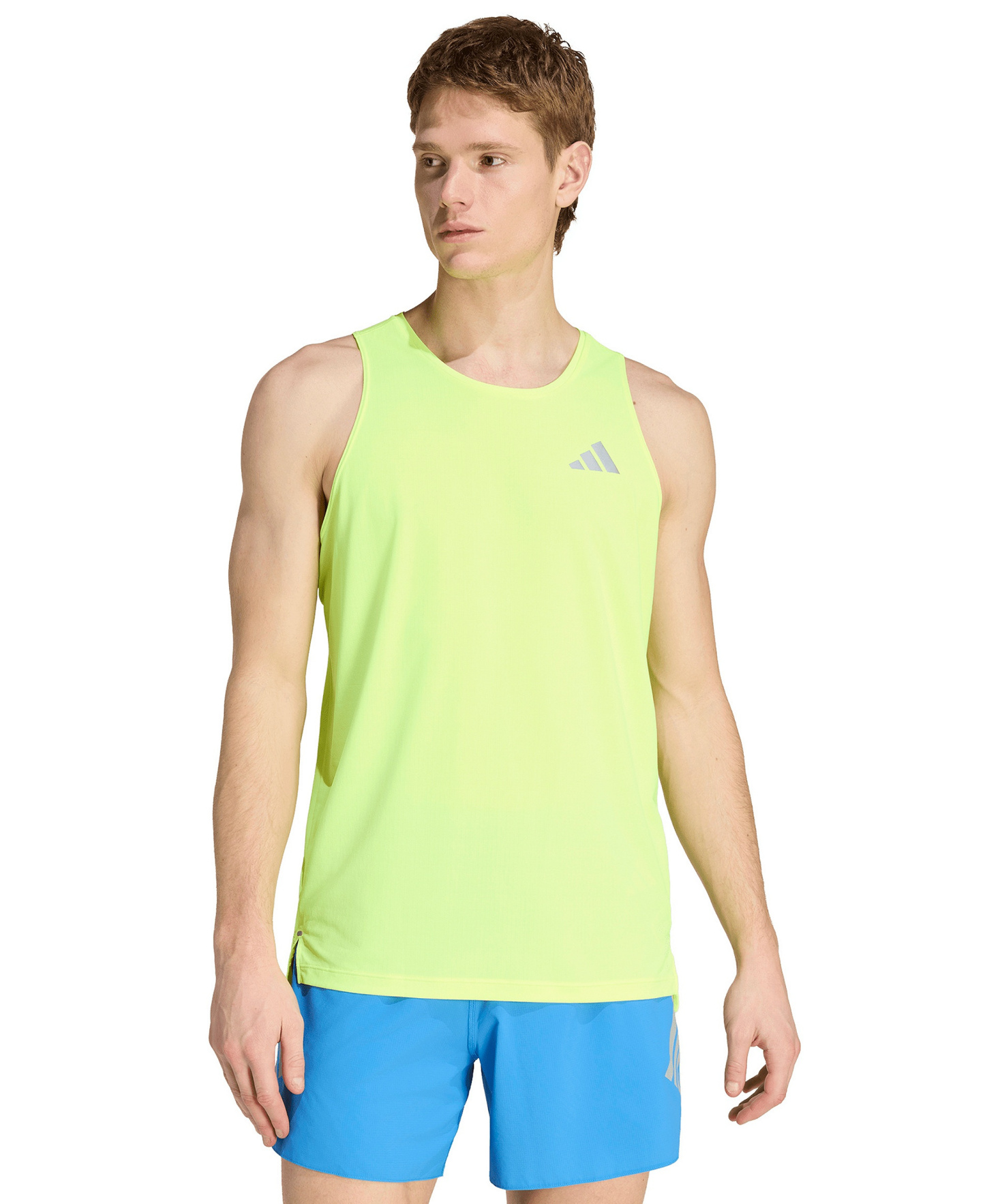 adidas Men's Running Climacool Iconic Tank Top - Solar Yellow