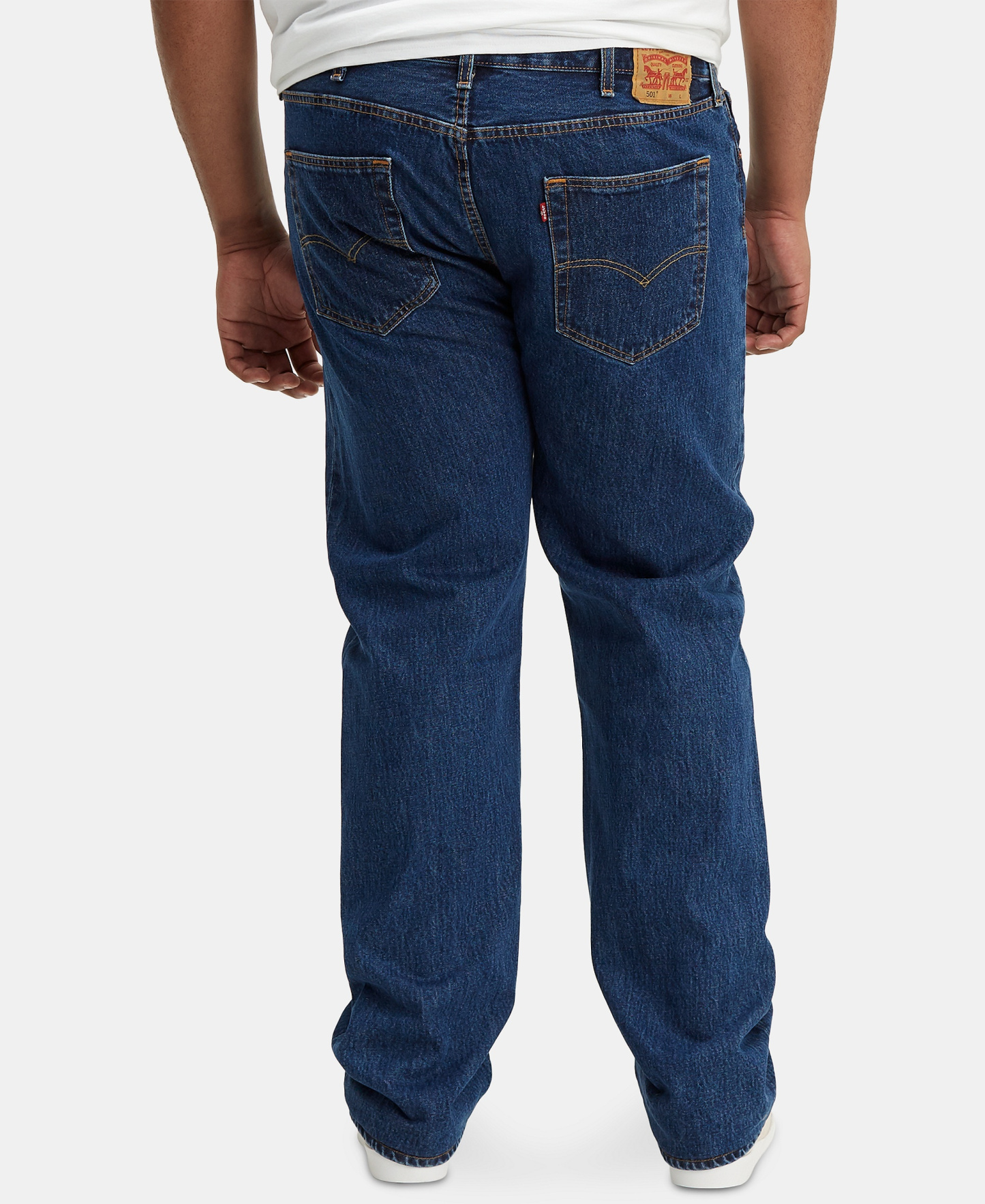 Levi's Men's Big & Tall 501® Original Fit Stretch Jeans - Dark Stonewash