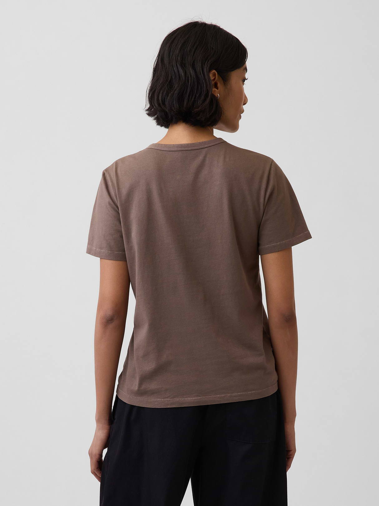 Organic Cotton VintageSoft T-Shirt - Cool brown