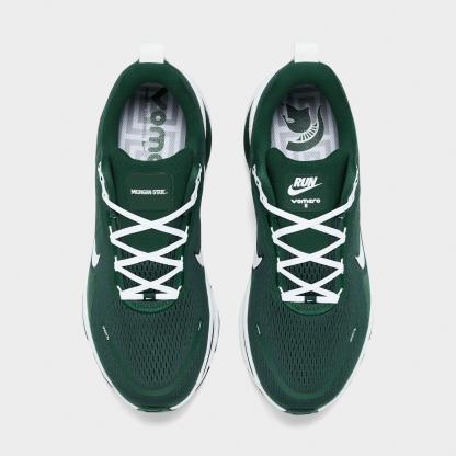 Men's Nithtke Vomero 18 Purdue Boilermakers Running Shoes - Part 1 - Pro Green/Black/White - Top view