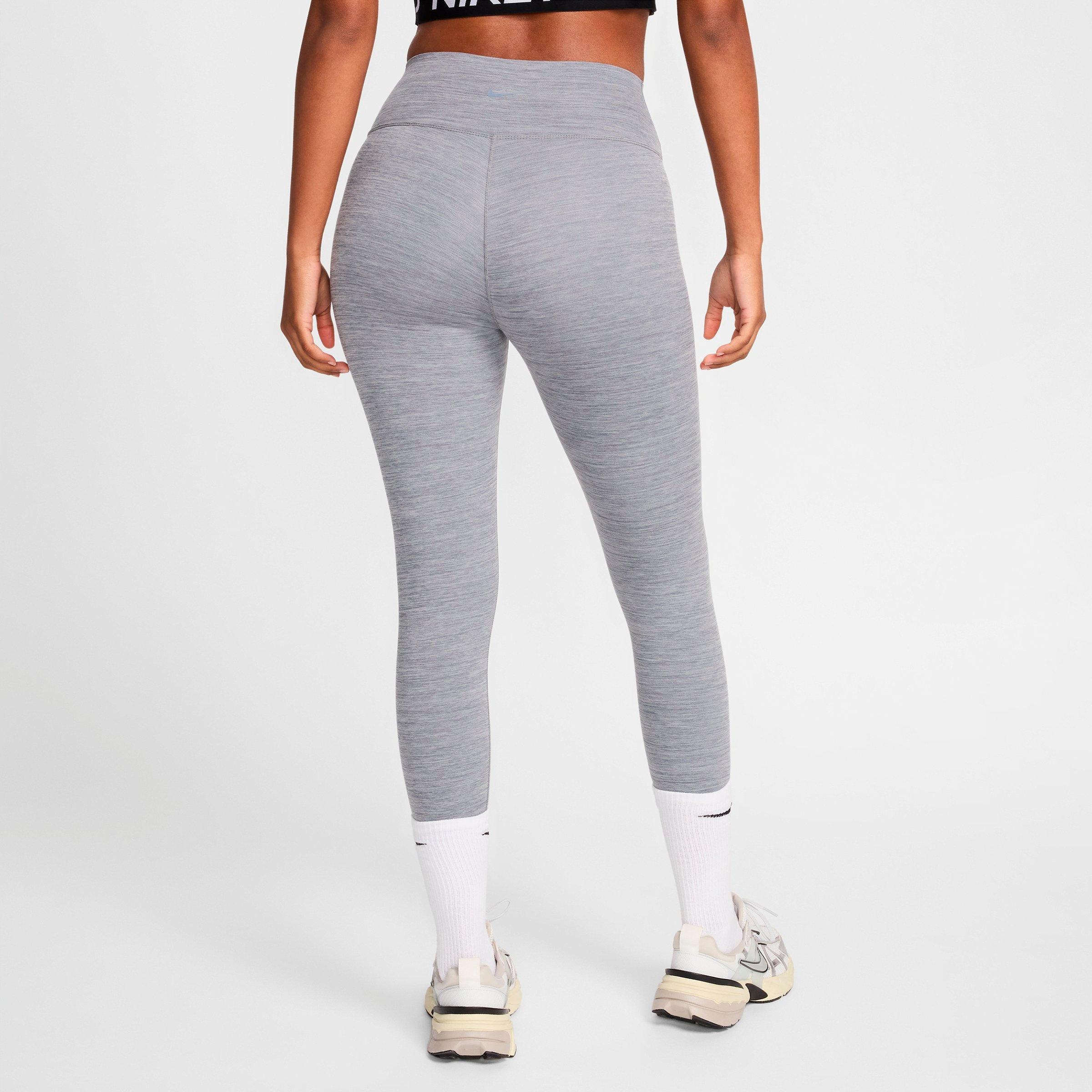 Women's Nithtke One Dri-FIT High-Waisted Crop Leggings - Smoke Grey/Heather/Black