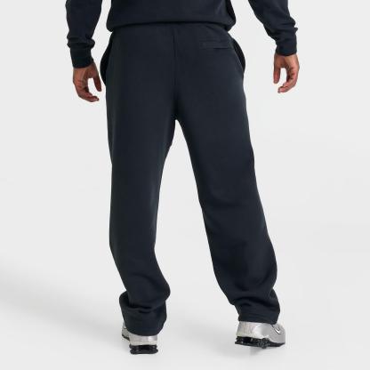 Men's Nike Sportswear Club Fleece Bungee Jogger Pants - Black/Black/White