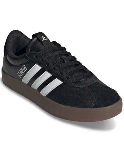 adidas Women's VL Court 3.0 Casual Sneakers from Finish Line - Core Black, White, Gum