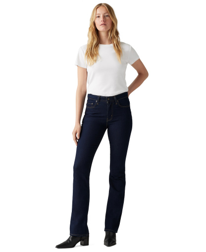 Levi's 725 High-Waist Classic Stretch 32" Bootcut Jeans - Cast Shadows