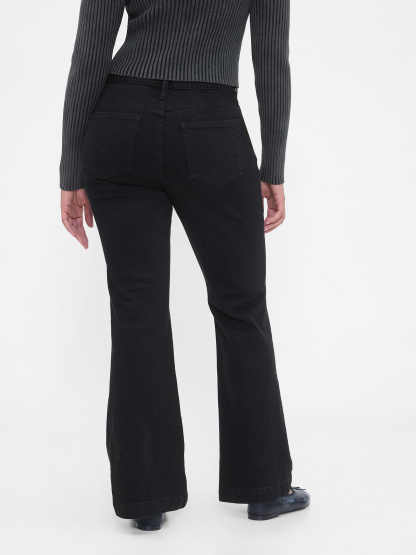 Low Rise Long & Lean Jeans - Black wash