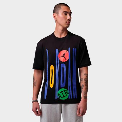 Men's Jordan Technicolor WM T-Shirt - Black - view 1