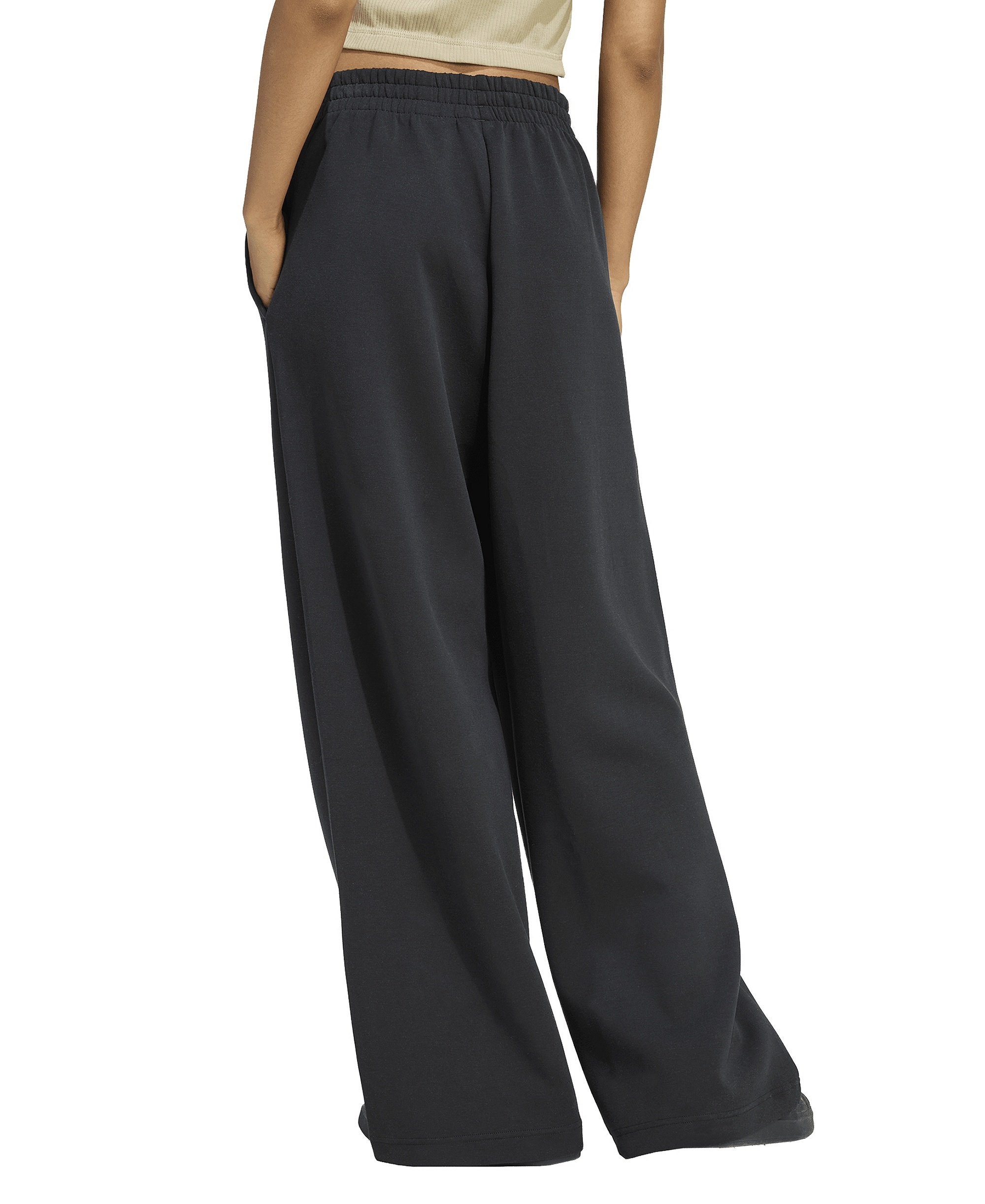adidas Women's Straight Soft Lux Sportswear Pants - Black
