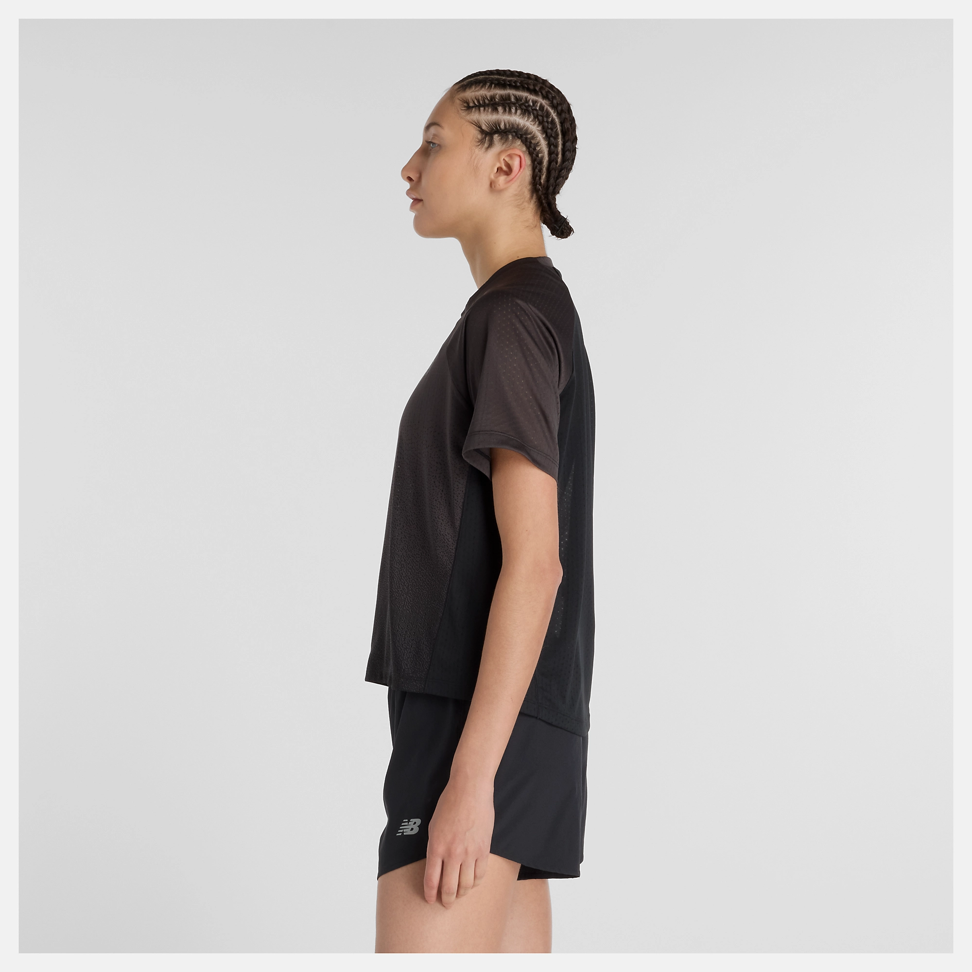 New Balance Viz-Tech Run T-Shirt, WT61O6FOBK
