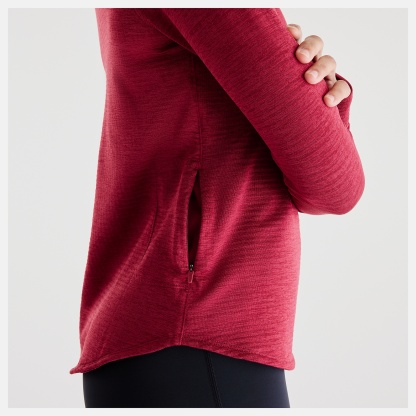 New Balance Athletics Heat Grid Half Zip, WT43200PDR