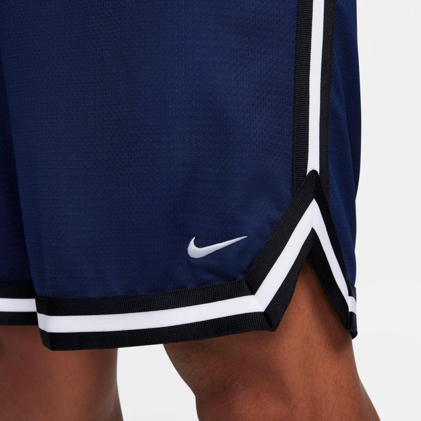 Men's Nike DNA Dri-FIT 8" Basketball Shorts - Midnight Navy/Black/White