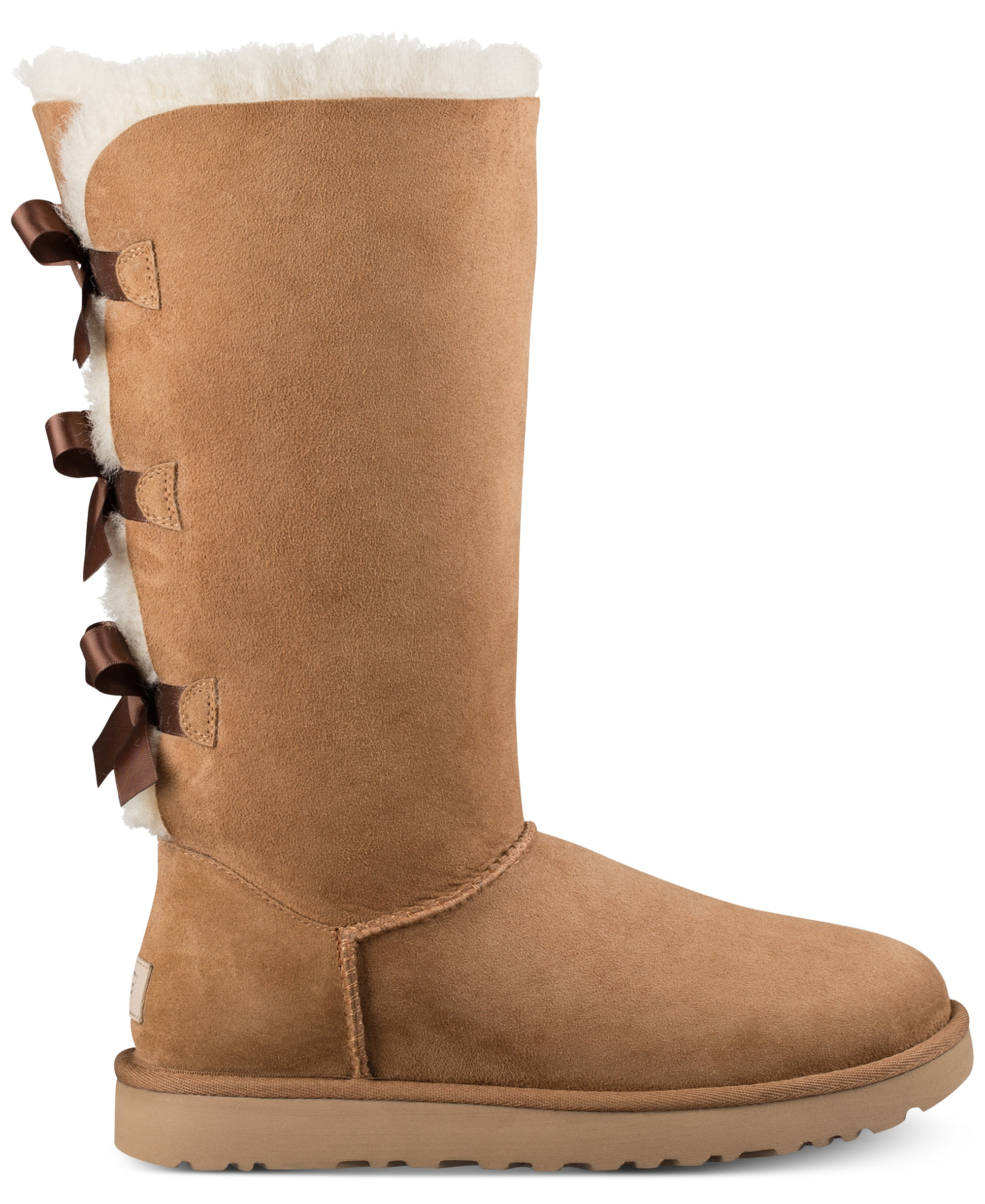UGG® Women's Bailey Bow Tall II Boots - Chestnut
