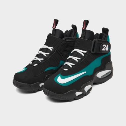 Big Kids' Nithtke Air Griffey Max 1 Casual Shoes - Black/Multicolor/Fresh Water/White - Both shoes facing left