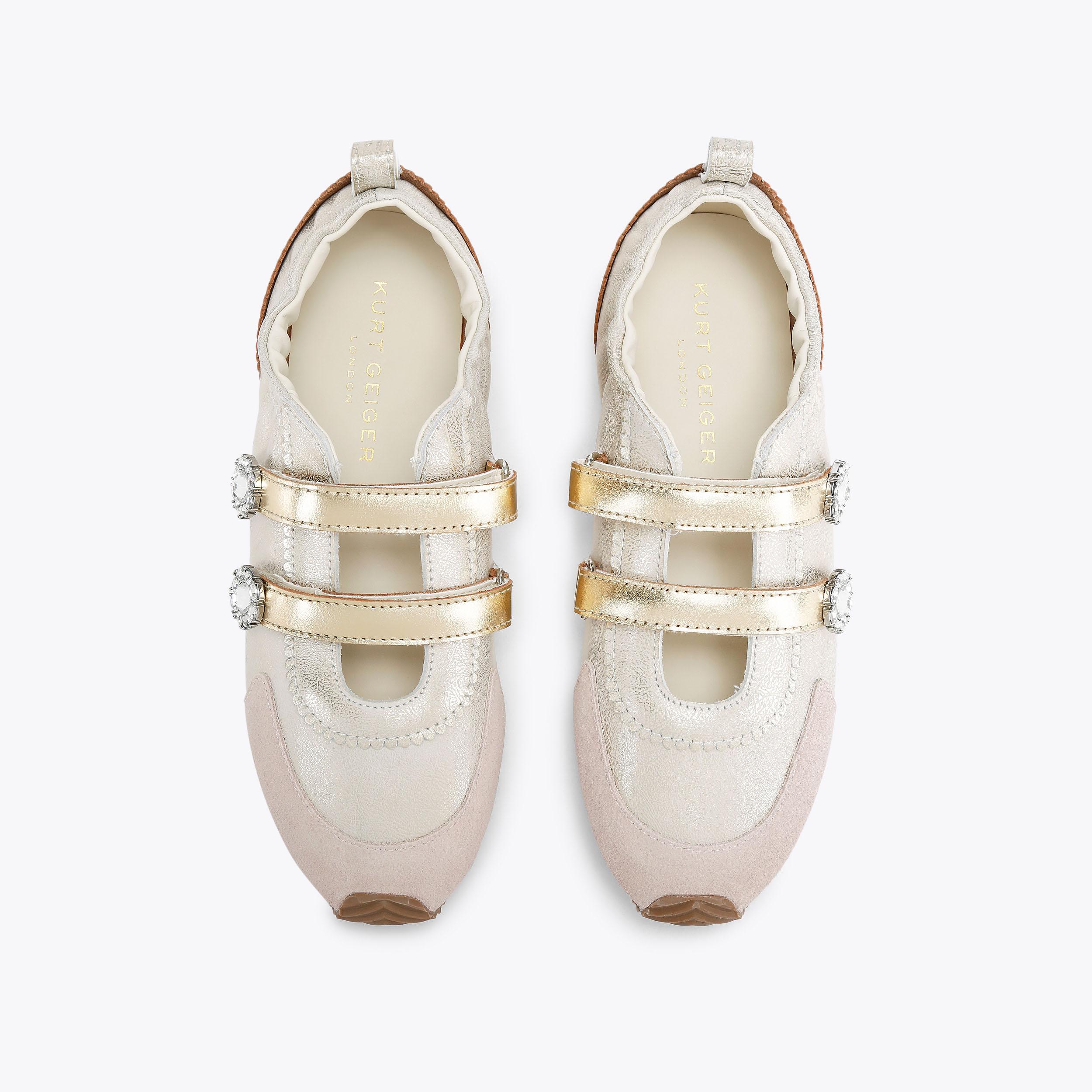 Kurt Geiger London Islington Mary Jane Sneaker - White - view 3