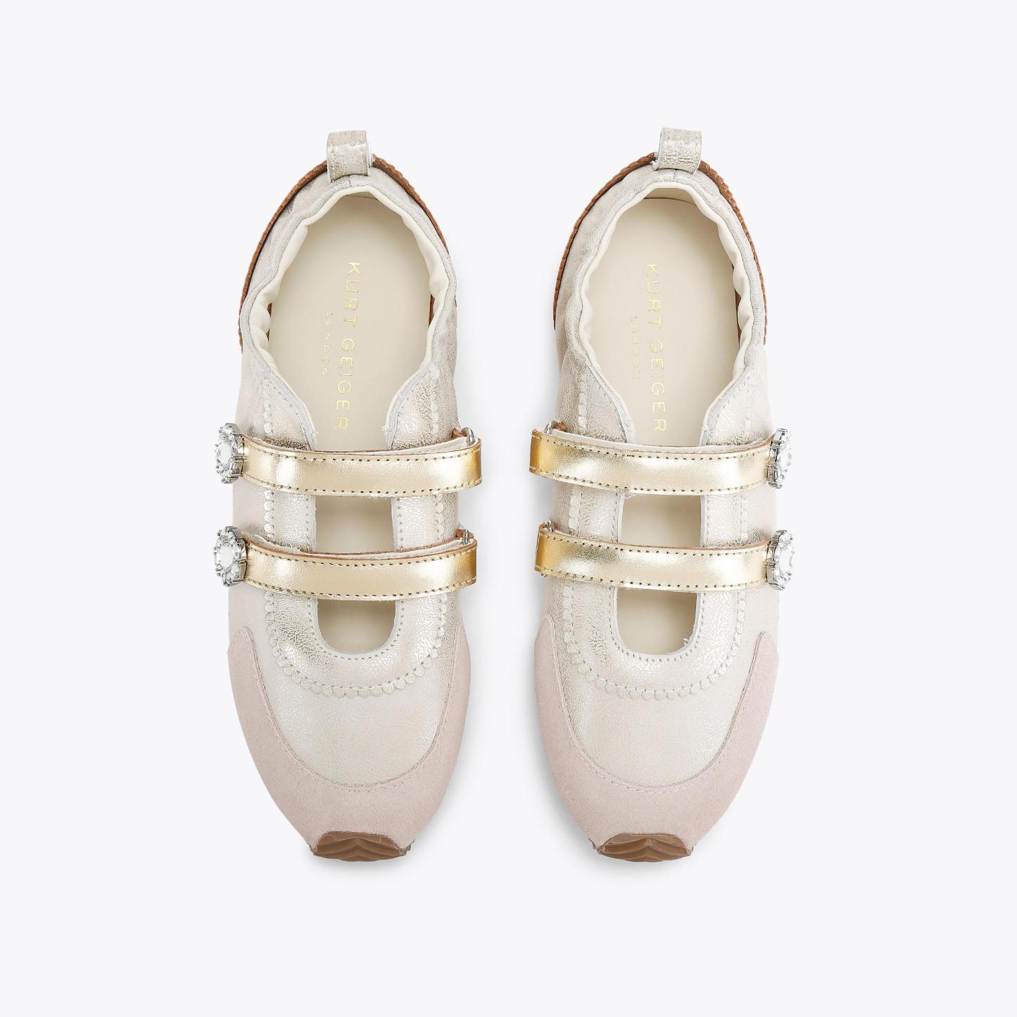 Kurt Geiger London Islington Mary Jane Sneaker - White - view 3