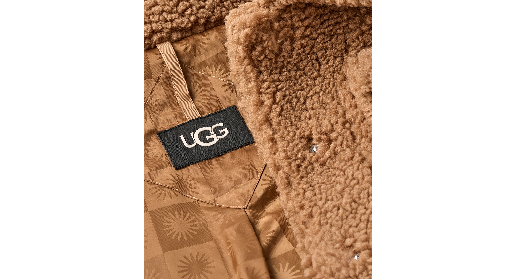 UGG Women's Frankie Collared Neck Short Trucker Jacket - Chestnut
