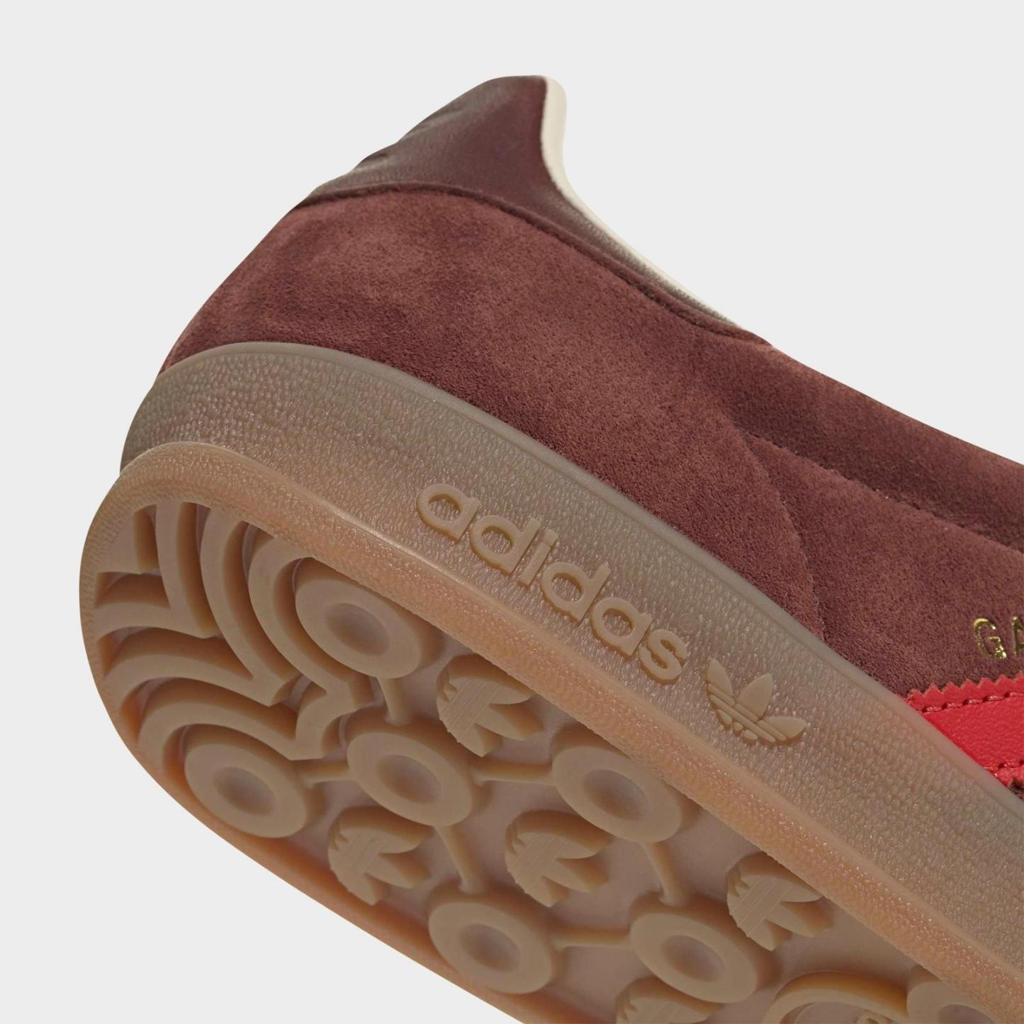 Men's adidas Originals Gazelle Indoor Casual Shoes - Fox Brown/Red/Gum - view 3